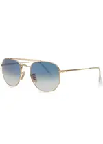 Ray-ban Aviator-style Sunglasses - Gold One Size