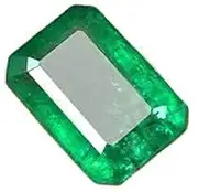 [JAGDAMBA GEMS] 7.25 Ratti Zambian Emerald/Panna Earth Mind Stone Unheated Untreated Natural Original Certified AAA++ Quality for Men and Women {Lab Approved}, Natural (Zambian) Emerald Panna Loose,