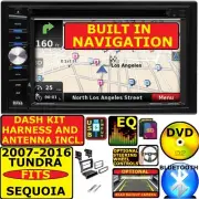 FITS/FOR 07-16 TUNDRA-SEQUOIA GPS NAV BLUETOOTH USB CD/DVD RADIO STEREO PKG (for: Toyota)