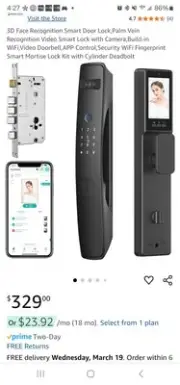 Necchuizo Intelligent Lock Smart Electronic Door Lock