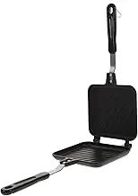 STOBAZA Double Sided Sandwich Maker Detachable Breakfast Pan for Grilling Sandwiches Frying Eggs Non Stick Cooking Tool for Kitchen Outdoor Use Easy Operation Cleaning