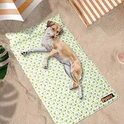 PaWz Pet Cooling Mat Cat Dog Gel Non-Toxic Bed Pillow Sofa Self-Cool Summer L, Self-Cooling Dog Mat, Comfortable Pillow, Premium PVC Fabric, Double Stitched Edges, Hassle-Free Cleaning