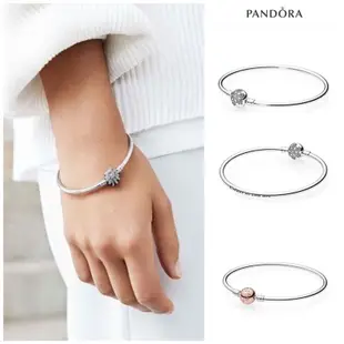 保證正品 現貨 潘朵拉 PANDORA 純銀 雪花 手環 手鍊 玫瑰金