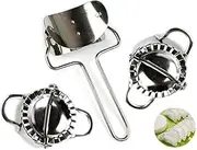 Morodo 7.5cm Chinese Dumplings Rapid Making Tool Set (1×Dumpling Skin Maker 2×Dumpling Moulds)