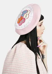 [Devil666ish] Punky Heart Beret Hat