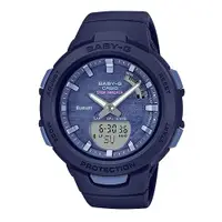 在飛比找ETMall東森購物網優惠-【CASIO 卡西歐】BABY-G 藍牙運動雙顯錶 樹脂錶帶