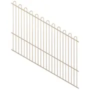 ProtectorAl 1201-2400W x 1800H Primrose Loop Top Pool Fence Panel Raked 16-30º
