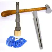 4 Ring Sizing Stretcher Gauge Stick & Hammer