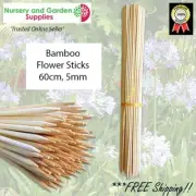 60cm Bamboo Flower Sticks (bamboo stakes) - Pack of 50 Sticks - trellis/support