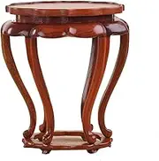 Display Stand Pedestal Retro Wooden Vase Base Solid Wood Teapot Base Oriental Furniture Bonsai Pedestal Display Stand for Home Office Decoration Bonsai Pedestal (Size : B)