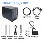 220V/110V Spot Welder Pulse Argon Automatic Welding Machine F/ Jewelry Dentistry