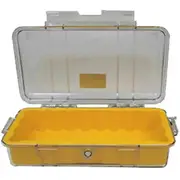 Pelican 1015 Micro Case - Clear Yellow with Yellow Liner