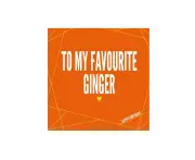 Filthy Sentiments Favourite Ginger Blank Greeting Card w/WHT Envelope 14x14cm