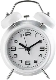Loud Alarm Clock For Heavy Sleepers Adults ,silent Non Ticking Twin Bell Alarm Clock For Bedroom