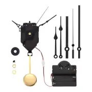 Pendulum Clock Movement Replacement DIY W/ 3 Pairs Hands & Pendulum