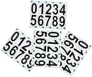 Angoily 4 Sheet Self Adhesive Numbers Kit Mailbox Numbers Sticker for Mailbox Signs Window Door Cars Address