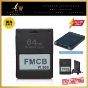FreeMcBoot FMCB 1.966 64MB Memory Card for Sony PlayStation 2 PS2 Unlock Games