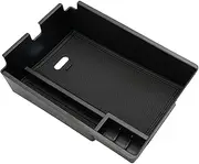 GUERBEIS Armrest Storage Box,Fit For Kia, Sportage NQ5 2022 Non-slip Parts Organiser Black Centre Console Fittings Vehicle Console storage box unit