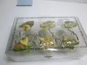 New Sherry Kline JUNGLE SAFARI Set of Twelve Shower Hooks ~ Lion Zebra New