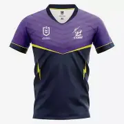 Melbourne Storm Men's Home Supporter Jersey NRL Rugby League by Burley Sekem