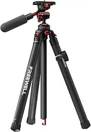 Freewell Carbon Fiber Real Travel Tripod with 360° Ball Head for Cameras and Smartphones