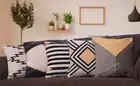 Bohemian Home Décor Rug 5 Set Cotton Cut Shuttle Cushion Cover Living Sofa Décor