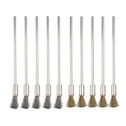 Stainless Steel Wire Brushes for Dusting and Polishing Set of 5 Brushes
