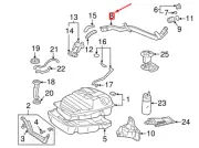 LEXUS LX J100 Fuel Tank Filler Pipe 7720160531 NEW GENUINE