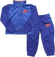 [Nike] Warp Grid Jacket/Pants Tracksuit Set Indigo Toddler Boy's 2-Piece Sz: 2T