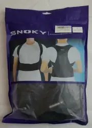 New MED SNOKY Posture Corrector Lumbar Back Shoulder Support Brace Pain Relief