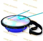 Lighting Musicals Sensor Based Rechargeable 9 " Dhol Tasha Drum with Stick belt