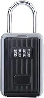NUOBESTY 1Pc Lock Box, Hide a Key Outside Lock Box for Keys with Code Wall-mounted Key Holder for Wall