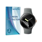 3 Pack MEZON Google Pixel Watch 2 Ultra Clear TPU Film Screen Protectors