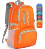 Lightweight Packable Backpack - 35L Light Foldable Hiking Backpacks Water Res...