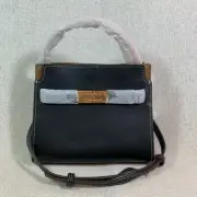 NEW Tory Burch Black Lee Radziwill Petite Double Bag $648