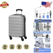 Durable PC ABS 20 Inch Carry-On Luggage with Universal Wheels & TSA Lock