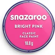 Snazaroo Classic Face Paint, 18ml, Bright Pink