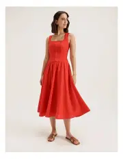 [REVIEW] Coralli Midi Dress in Red