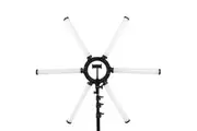BOOC Webcam Selfie Light Professional Studio LED Lighting Tripod Kit with Six Adjustable Light, stand, and Phone Holder