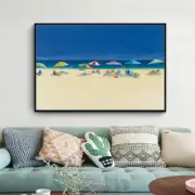 Mintura Handmade Beach Scenery Oil Painting On Canvas Modern Wall Art Home Decor