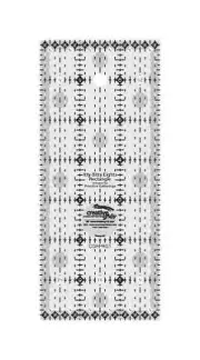 Creative Grids Itty-Bitty Eights Rectangle Ruler 3in x 7in Quilt Ruler - CGRPRG1