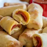 Pepperoni Rolls 1 Dozen With mozzarella Cheese