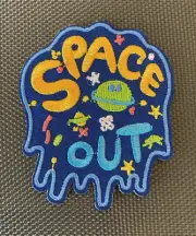 Space Out Artwork Embroidered Iron On Sew On Patch NEW