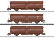 Marklin 47302 HO NSB Type Tbis Sliding Roof / Sliding Wall Car (Set of 3)