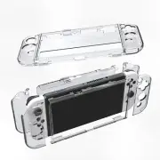 For Switch OLED Game Controller Case Transparent Protective Cover Case Anti-slip