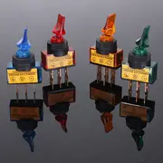 12V 20A LED Illuminated Flick Toggle Switch Car Van Dash Boat Light 29 BLUE