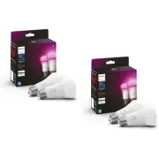 Philips Hue Smart 60W A19 LED Bulb - White and Color Ambiance Color-Changing ...