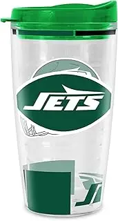 Rico Industries NFL Football New York Jets Classic Double Wall 16oz Tritan Tumbler
