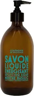 Compagnie de Provence® Liquid Soap Mint Basil 495 ml | Strengthening, Stimulating and Energising | Sulphate-Free
