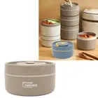 Insulated Lunch Container 420ml 304 Steel Dark Coffee Leakproof Design